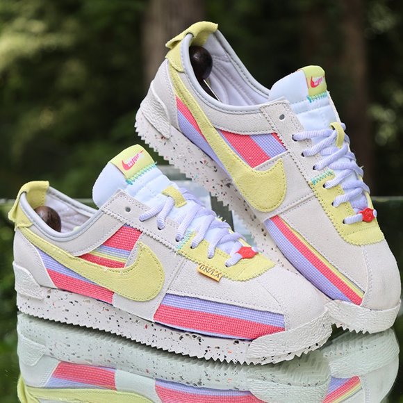 Nike Cortez Union LA Lemon Frost Men's Size 9 - Picture 1 of 13